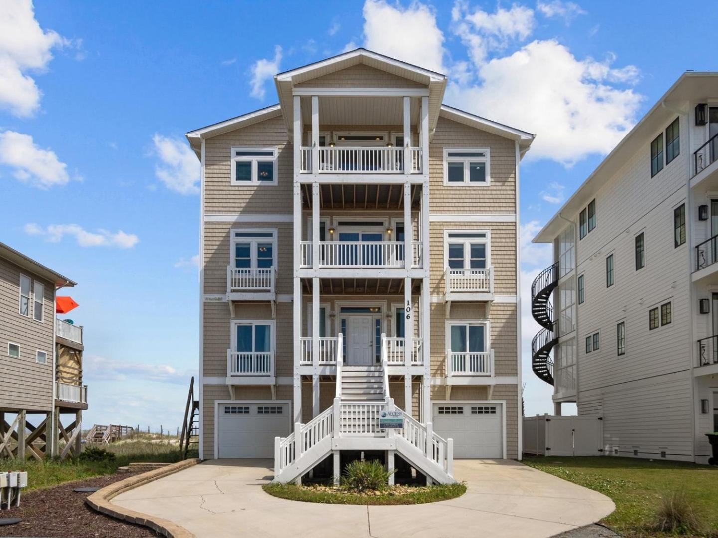 Вилла 106 Scotch Bonnet Dr Норт-Топсейл-Бич Экстерьер фото