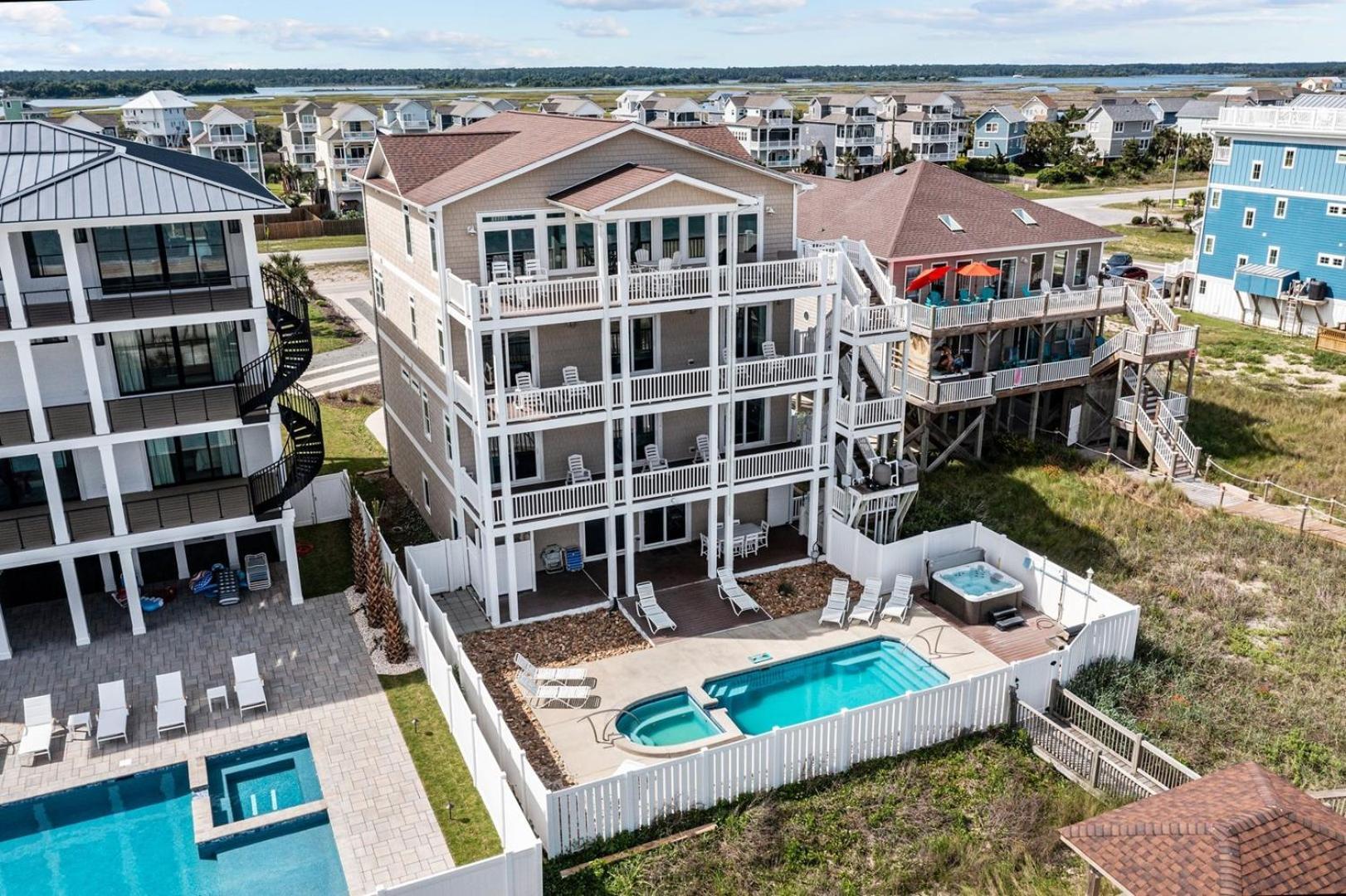 Вилла 106 Scotch Bonnet Dr Норт-Топсейл-Бич Экстерьер фото